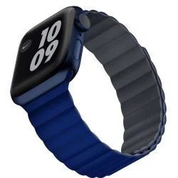 Viva Madrid Magnetic Watch Strap Cosmo for Apple Watch 42/44/45mm - Blue/Gray